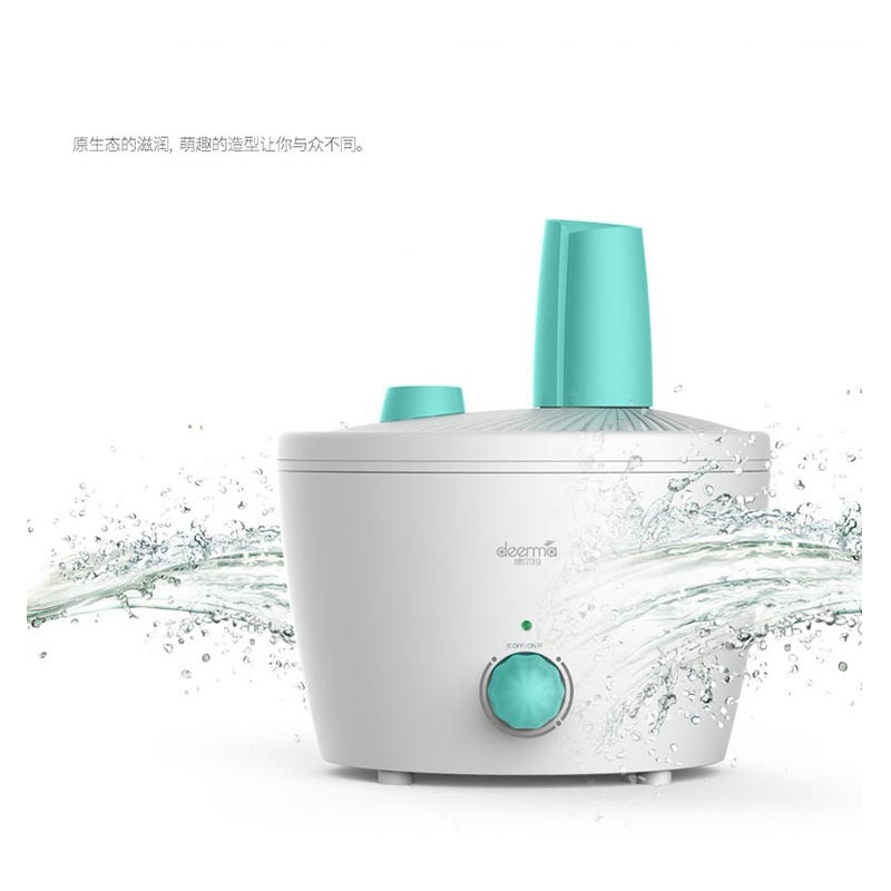 德尔玛(Deerma) DEM-F100 静音加湿器 (萌芽绿)ABS材质