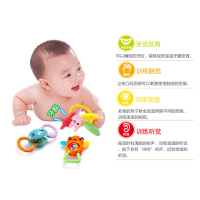澳贝盒装摇铃5只装宝宝婴幼儿0-1岁安抚牙胶摇铃磨牙早教益智新生婴儿玩具