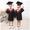 迪鲁奥(DILUAO)儿童演出服装中学生小学生博士服男女毕业礼服幼儿园学士服博士帽