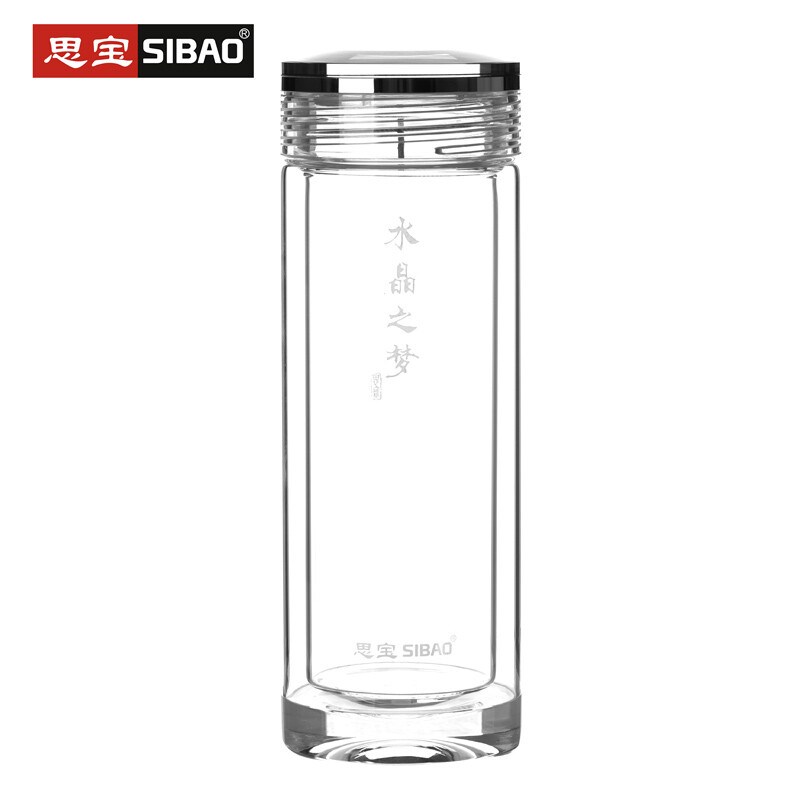 思宝(SIBAO)水晶之梦玻璃杯2号360ml高清大图