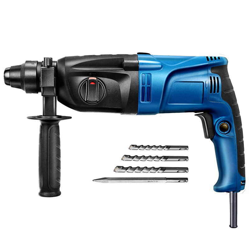 东成 冲击钻电钻多功能电动工具 z1c-ff05-26(三用) 3根圆钻头 1根方