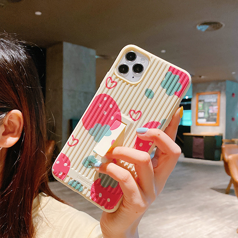 手机壳可爱p40清新夏天p30带支架p20软壳mte30硅胶mte20少女p20pro粉
