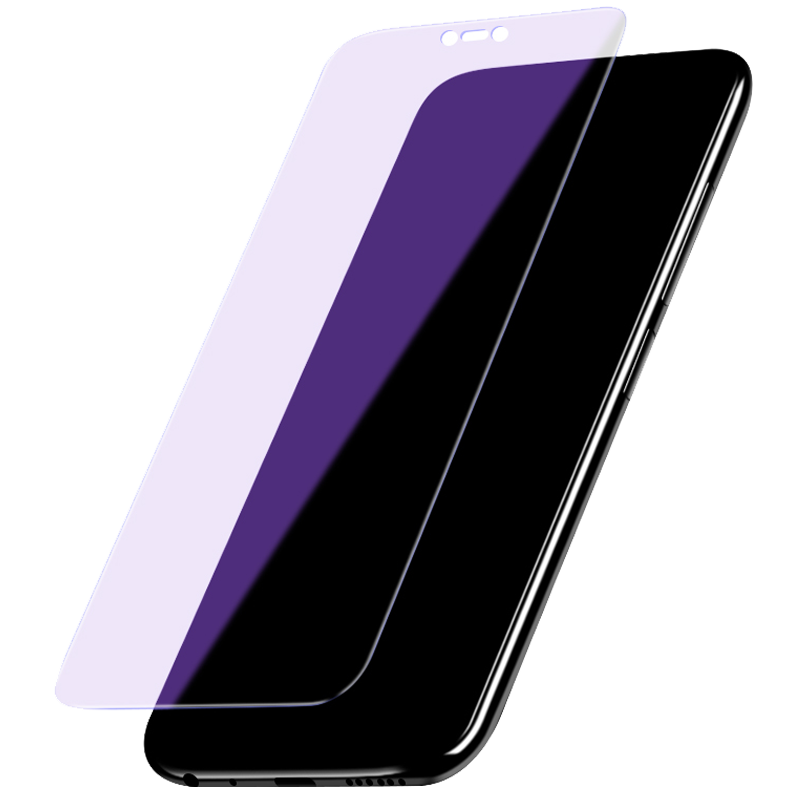 [送手机壳]轻万适用vivoz3x钢化膜全屏覆盖z3x钢化玻璃防指纹护眼抗蓝光手机膜vivo手机保护膜