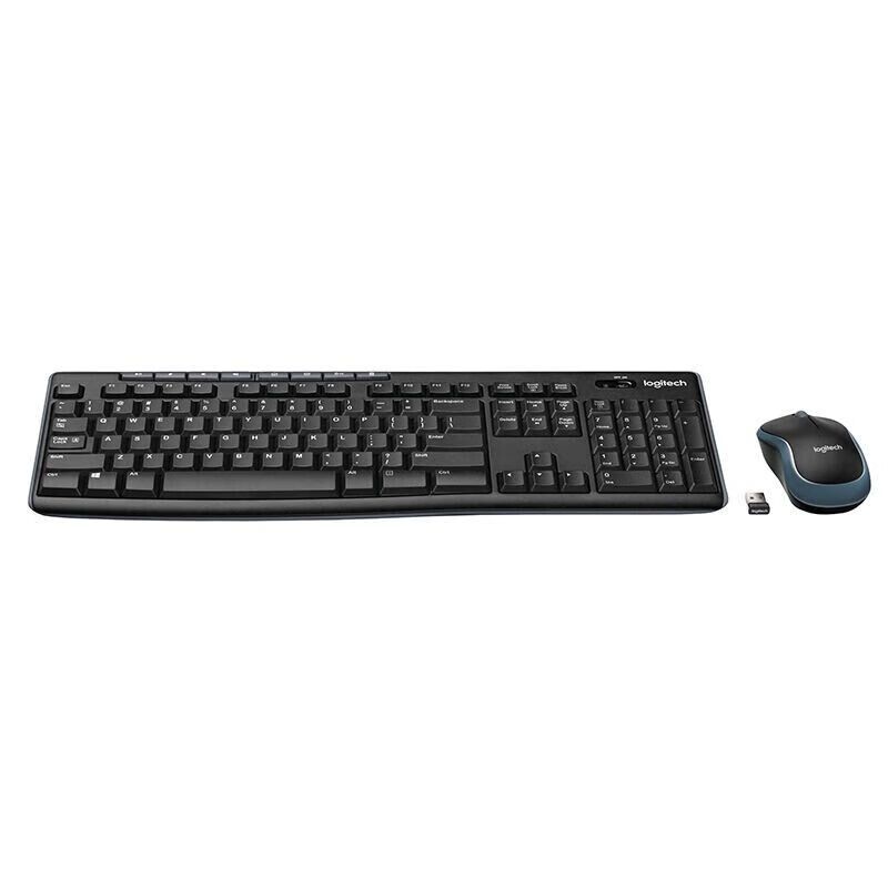 罗技(Logitech)电竞MK270 无线光电键鼠套装 黑色