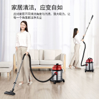 韩夫人BST-703A吸尘器家用强力大功率小型手持式静音干湿吹桶式吸尘机20L