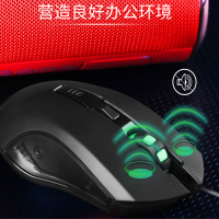 魔蝎手(mogegame) M600 USB有线游戏鼠标 安静鼠标 宏鼠标 可编程办公鼠标 绝地求生吃鸡黑色