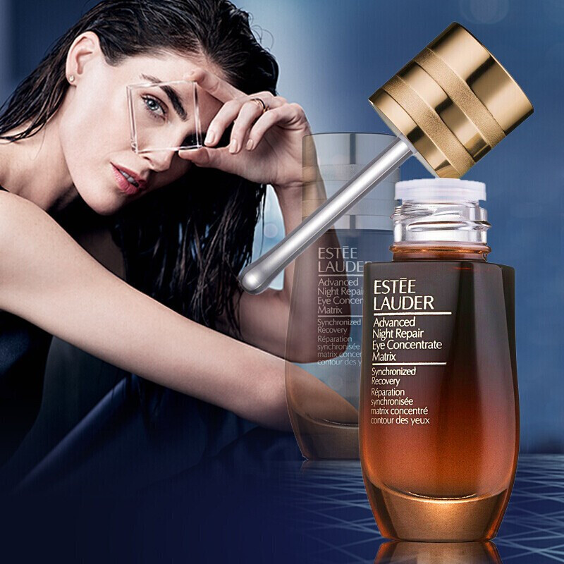 雅诗兰黛(Estee Lauder)小棕瓶眼霜特润肌透修护眼部精华露ANR 提拉紧致淡化黑眼圈 二合一眼部精/华15ml高清大图