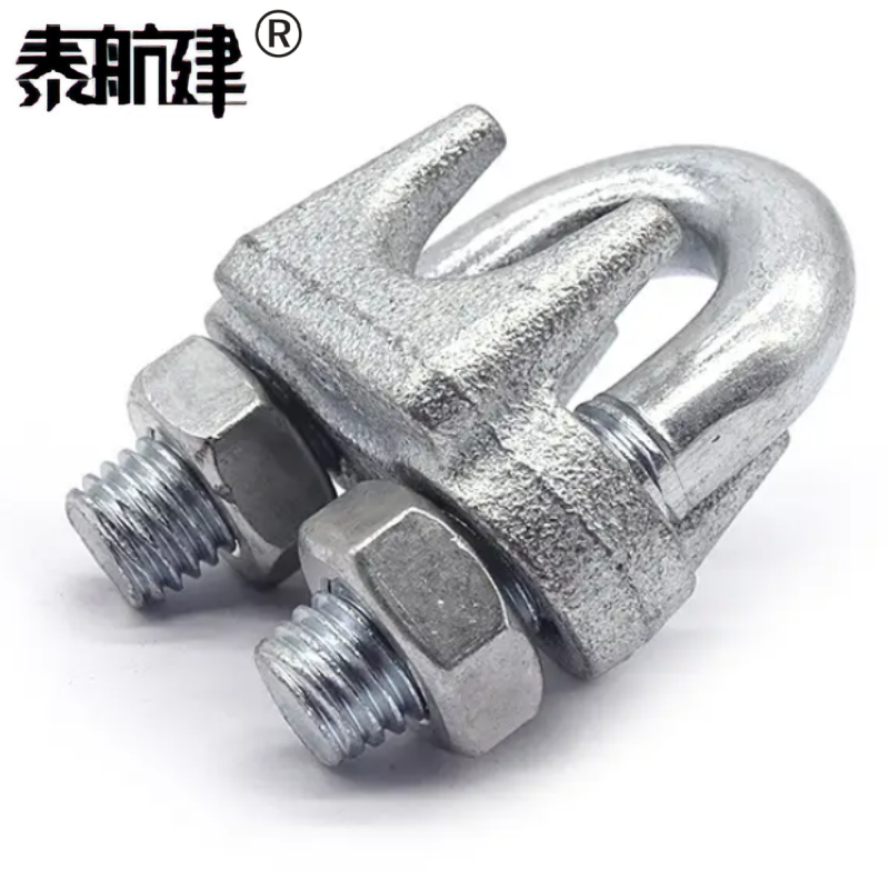泰航建 钢丝绳卡头U型夹 镀锌/M15 个高清大图