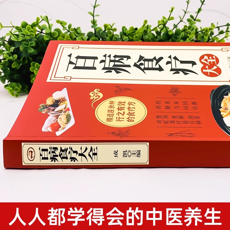 [彩图版]百病食疗大全 [正版]彩图+步骤百病食疗大全书原著中医养生食谱调理身体的书中草药炖汤中药煲汤药膳菜谱对症食疗小高清大图