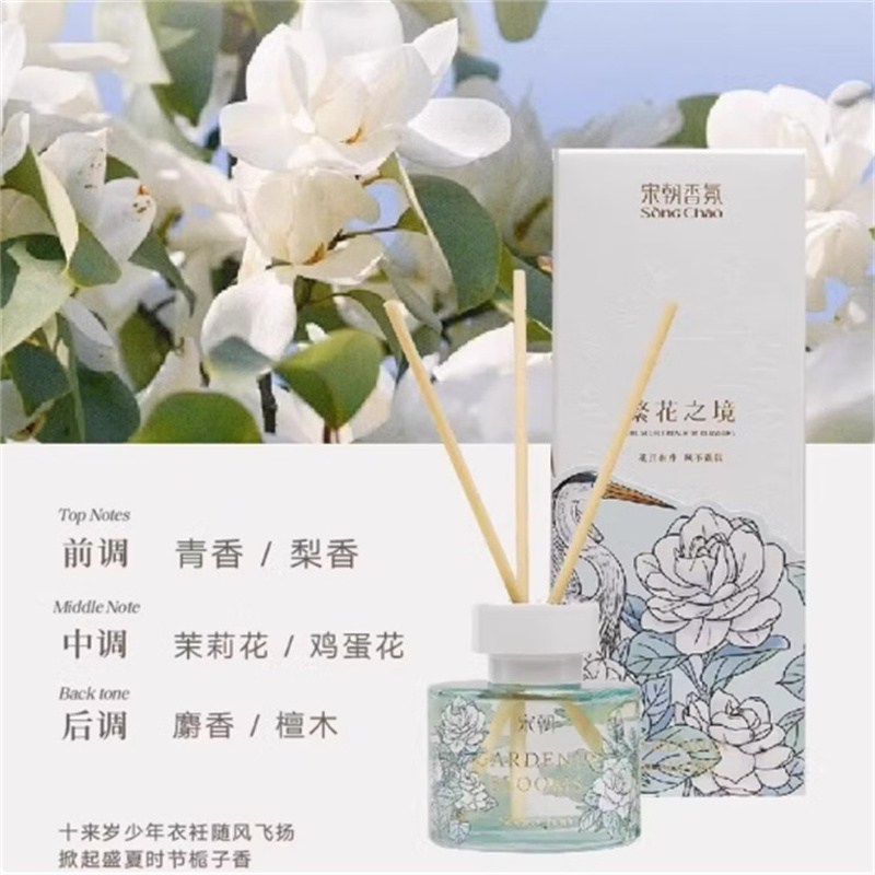 宋朝 繁花之境无火香薰 栀子花开 清透栀子香120ml (单位:个)高清大图
