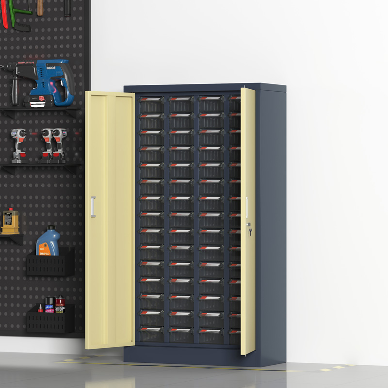 臻远 ZYLJG-W53 零件柜 60抽透明带门中号 666*280*1202高清大图