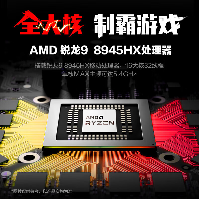 机械革命(MECHREVO)蛟龙16Pro 2025款 16英寸旗舰游戏本 强芯学生设计笔记本电脑 定制 锐龙版R9-8945HX RTX5060 16G 2T 2.5K 灰高清大图