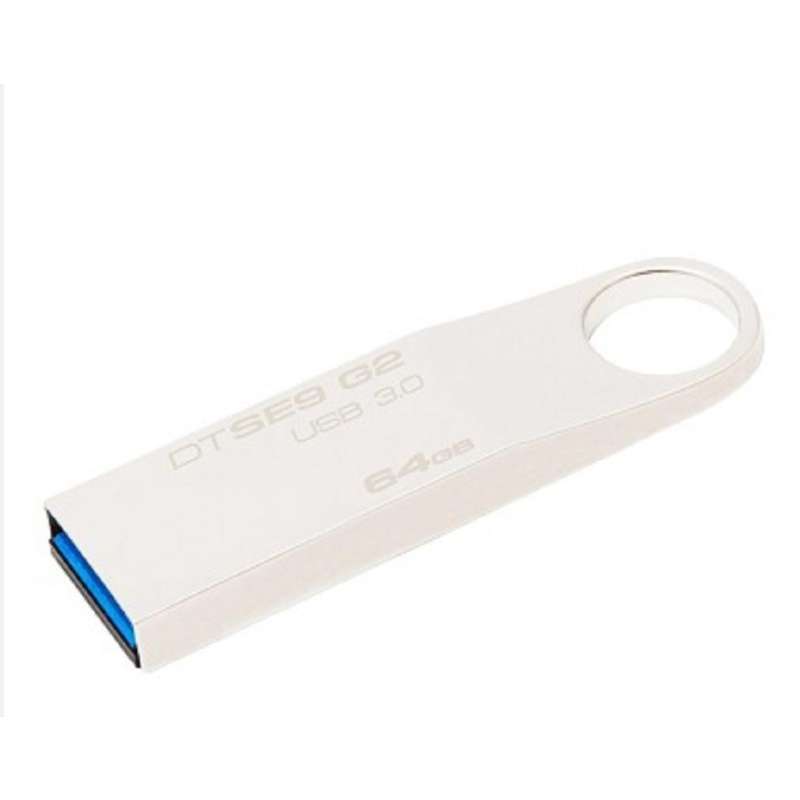 金士顿(Kingston)DTSE9G2 32GB USB3.0 U盘高速车载大容量金属不锈钢耐磨优盘32g闪存盘银色