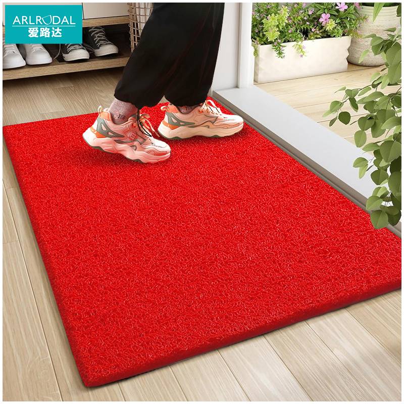 爱路达 丝圈地毯 防滑地垫防水地毯加厚1.5cm宽1.2m/米高清大图