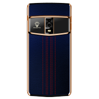 克里特(KRETA)ONE 高端轻奢商务特色手机 全网通4G 双卡双摄 AI智能助理 6+128G 小牛皮 午夜蓝