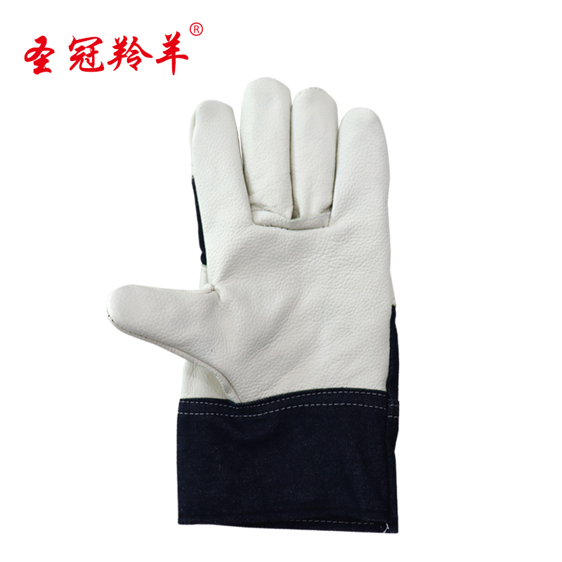 圣冠羚羊 整掌半皮手套 均码 副高清大图