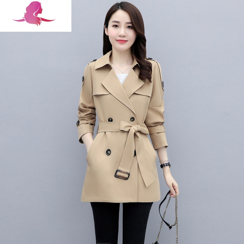 艳如飞风衣女春秋矮小个子2020新款气质韩版收腰显瘦休闲英伦风短款