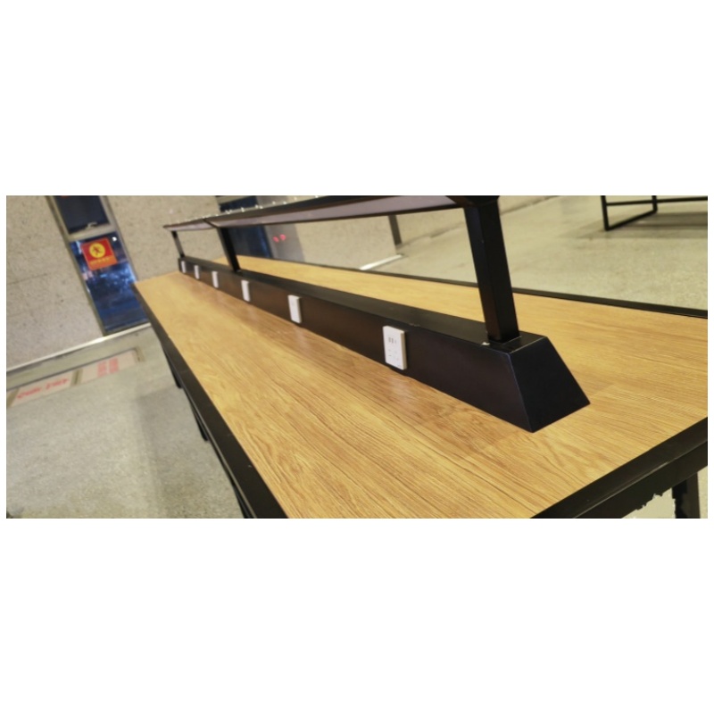 常喜悦 充电吧台桌 休闲区充电桌 钢制架桌 按照米计价 CXY-Z070956高清大图