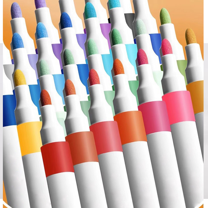 英帆文具 爱路护路 路外宣传 丙烯马克笔36色定制YF-527/盒高清大图