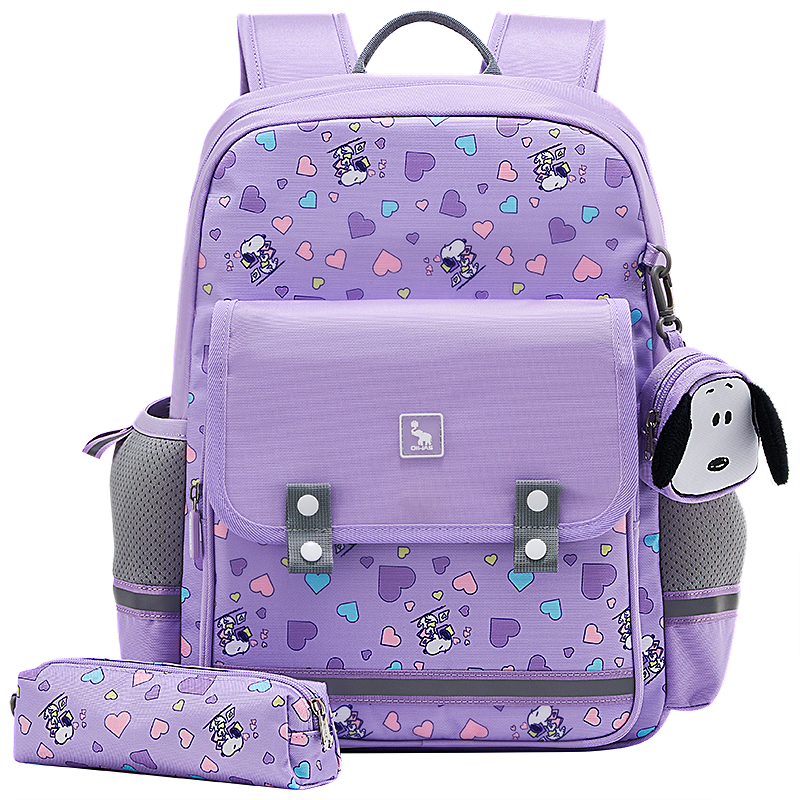 爱华仕 OIWAS 儿童卡通织物双肩包轻便耐用时尚出行好伙伴高清大图