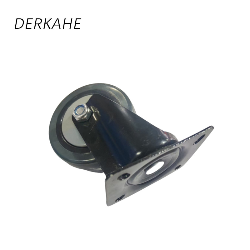 DERKAHE 中型手推车聚氨酯轮 φ100×32(4寸) 万向款 个高清大图