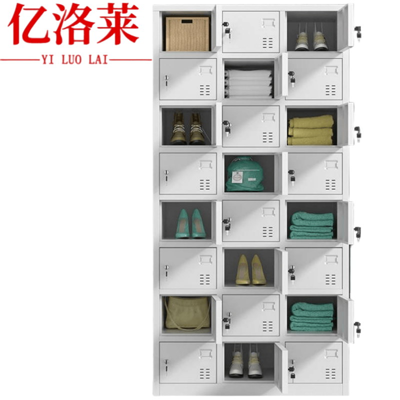 亿洛莱 二十四门存放柜 900*500*1850mm 台