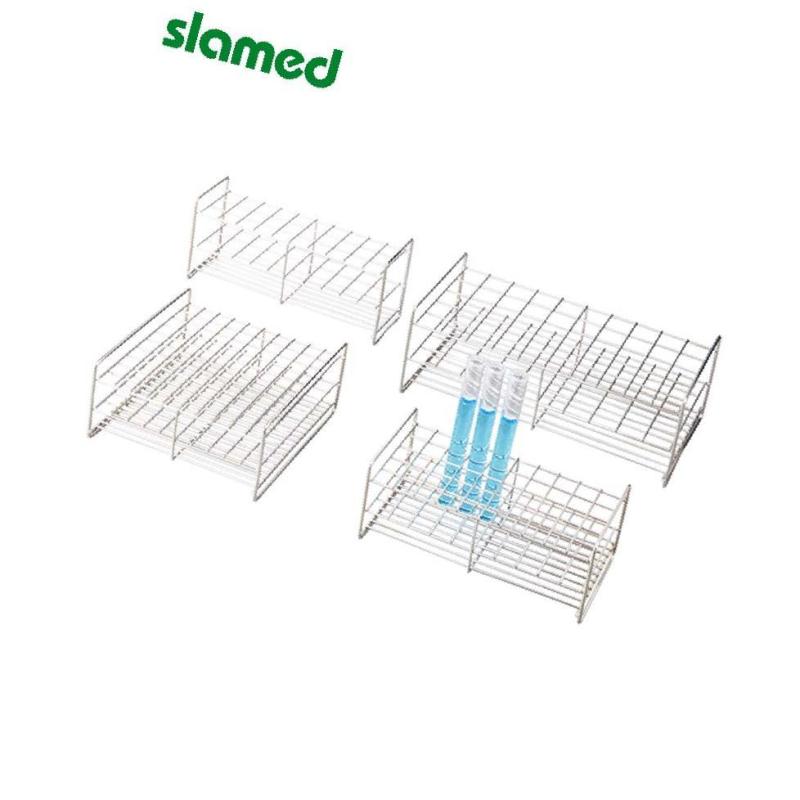 SLAMED 不锈钢SUS试管架 适合试管Φ24mm 摆放数100