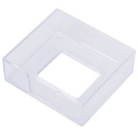 得力(deli) 107×96mm 300张 带盒便签纸/便条纸/便条本办公用品 7601 便条纸带盒(白) 10盒装