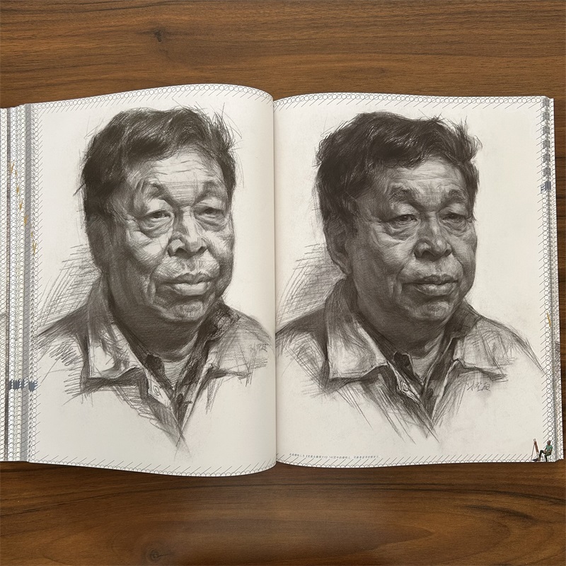 [正版]完美教学素描头像8S杨慎修素描基础教程构图塑造结构明暗肖像画初学素描课件照片对画艺联考临摹头像美术书高清大图