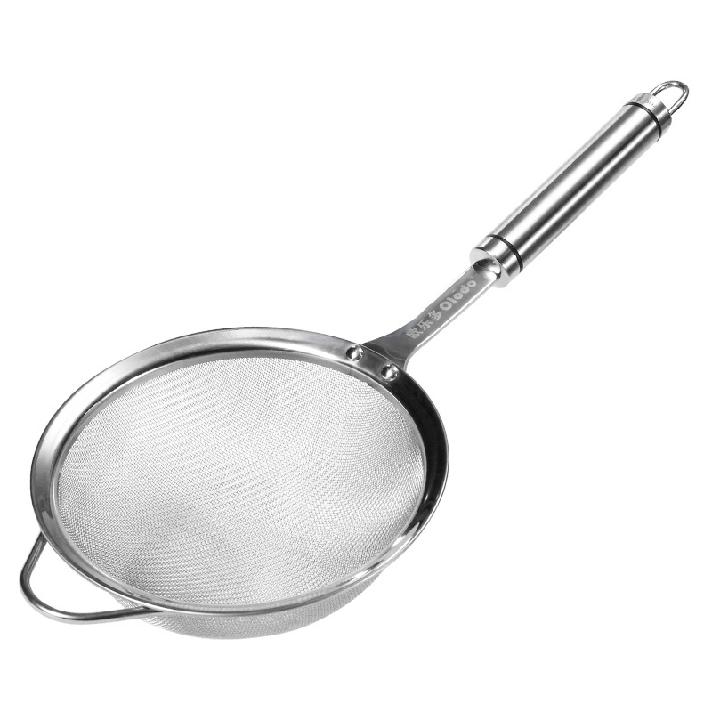 欧乐多果汁过滤网304不锈钢豆浆过滤网超细滤网家用网筛大号漏勺 豪华