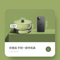 大宇(DAEWOO)电火锅便携式旅行折叠锅电煮锅多功能学生小型宿舍电热锅HG1