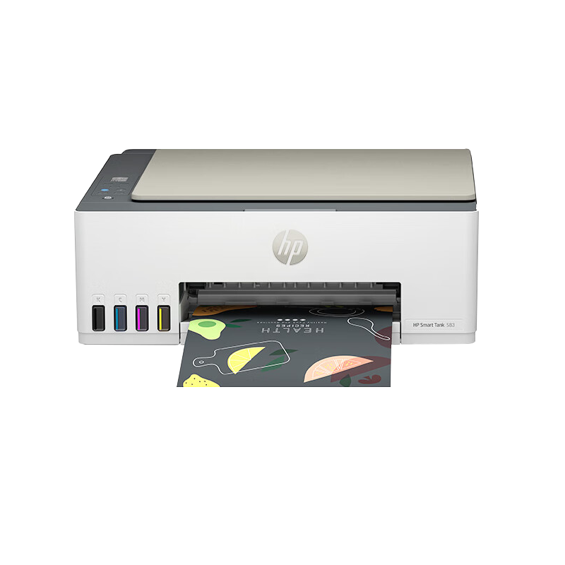 惠普hpsmarttank583无线彩色墨仓式打印一体机惠普511打印机家用加墨