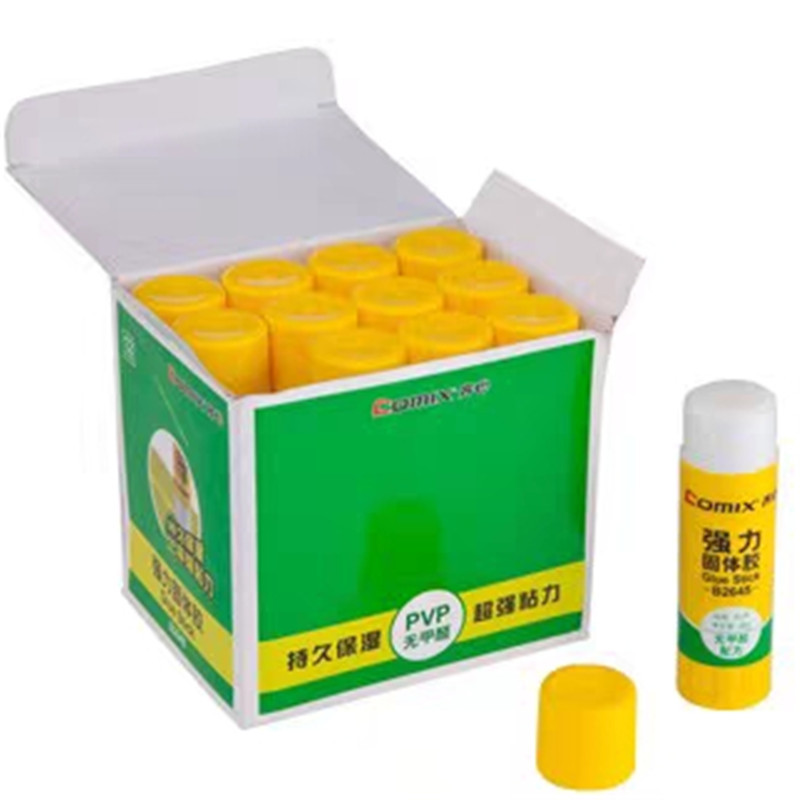 Zs-齐心B2645固体胶36g12支/盒