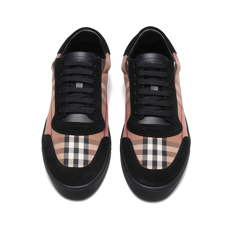 博柏利 burberry 男款系带休闲运动鞋板鞋8061756