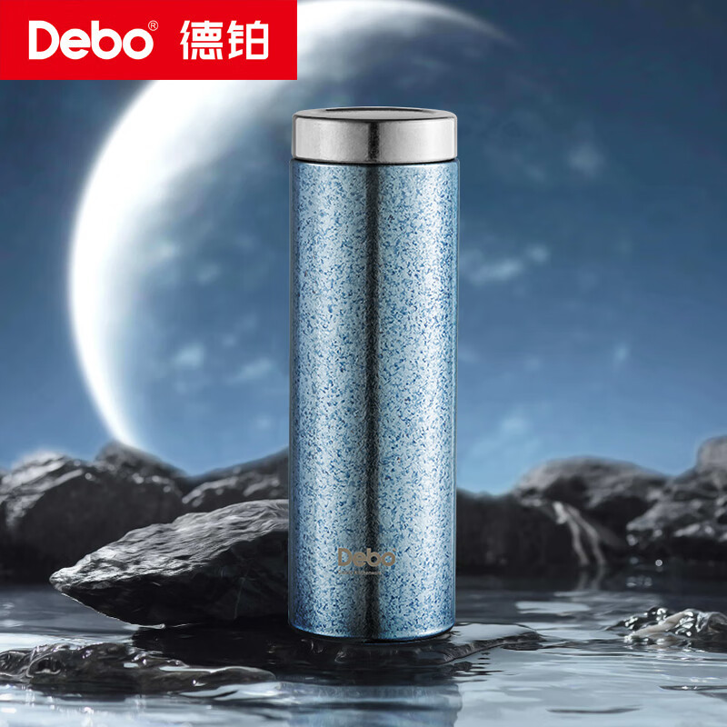 德铂(Debo)奥顿纯钛商务430ml保温杯DEP-943