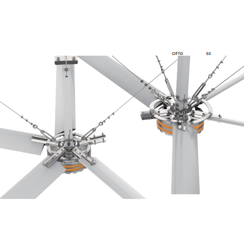 HVLS FAN 东风工业大风扇 STF4.4/D16 直径4.4m 5叶片高清大图