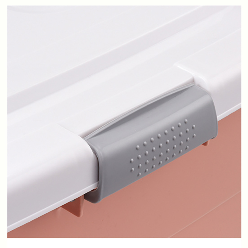 爱路达塑料收纳箱整理箱四轮63*46*37cm/个高清大图