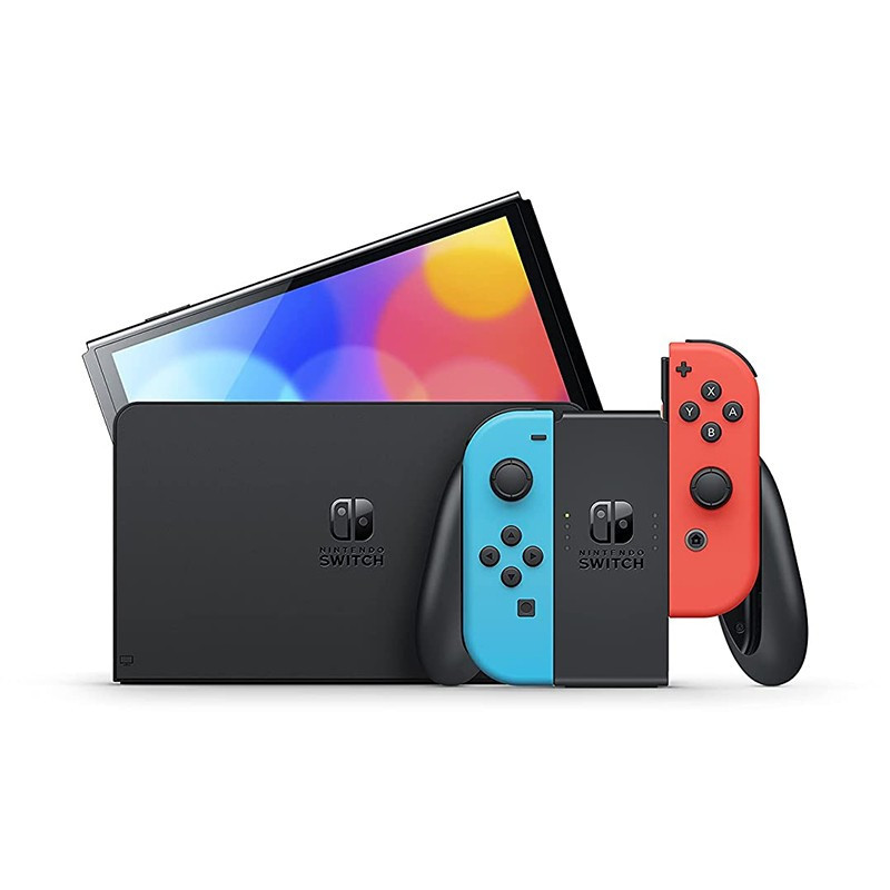 任天堂switch oled游戏机ns港版OLED红蓝主机