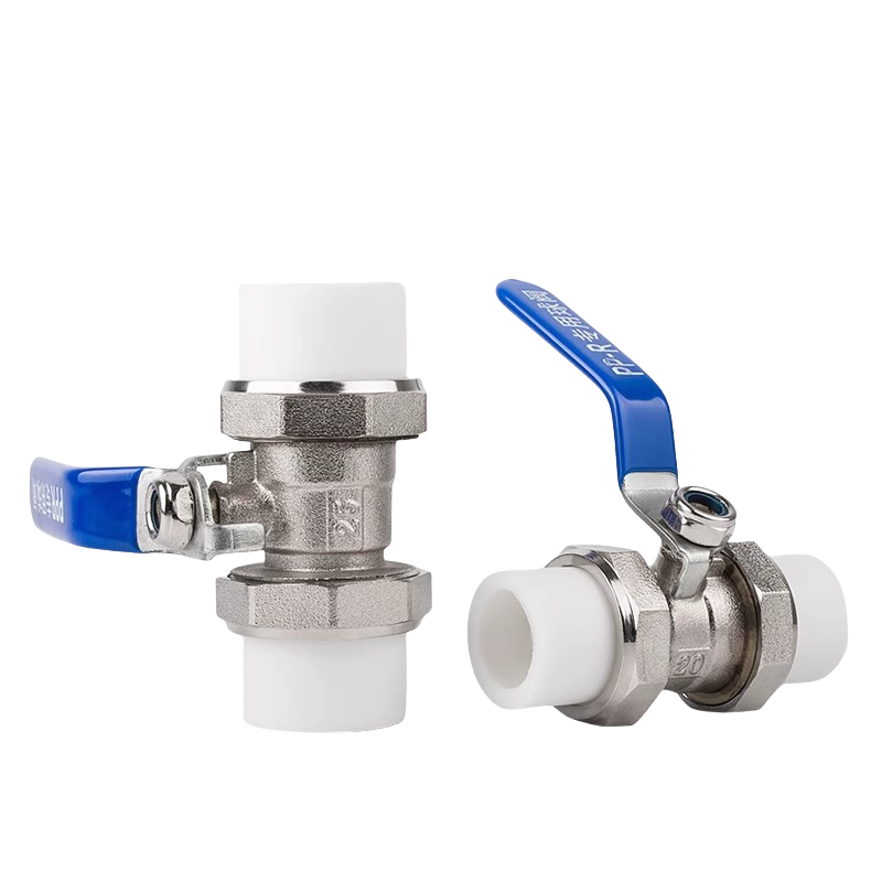 时速 PPR双活接球阀 63mm 个高清大图