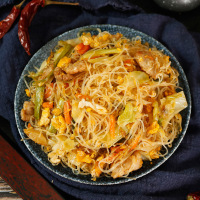 凡秀色新竹米粉炒粉方便粉800g自煮干粉休闲美味速食整箱