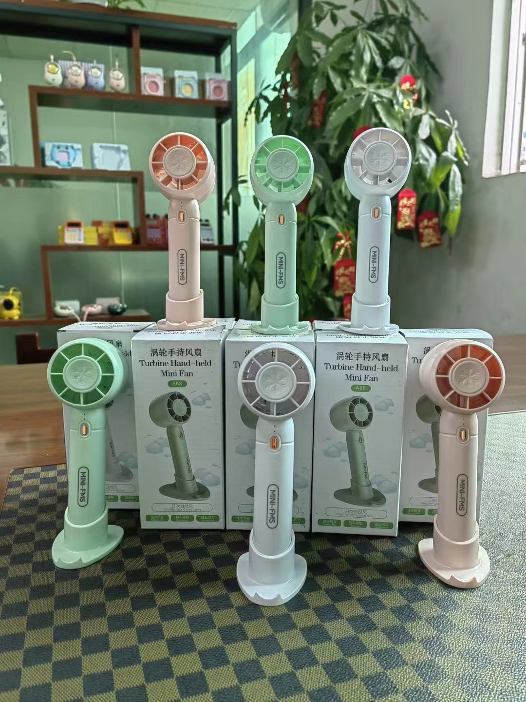 涡轮手持风扇A68,带usb充电,宣传小礼品,起订量100个,(单位:个)