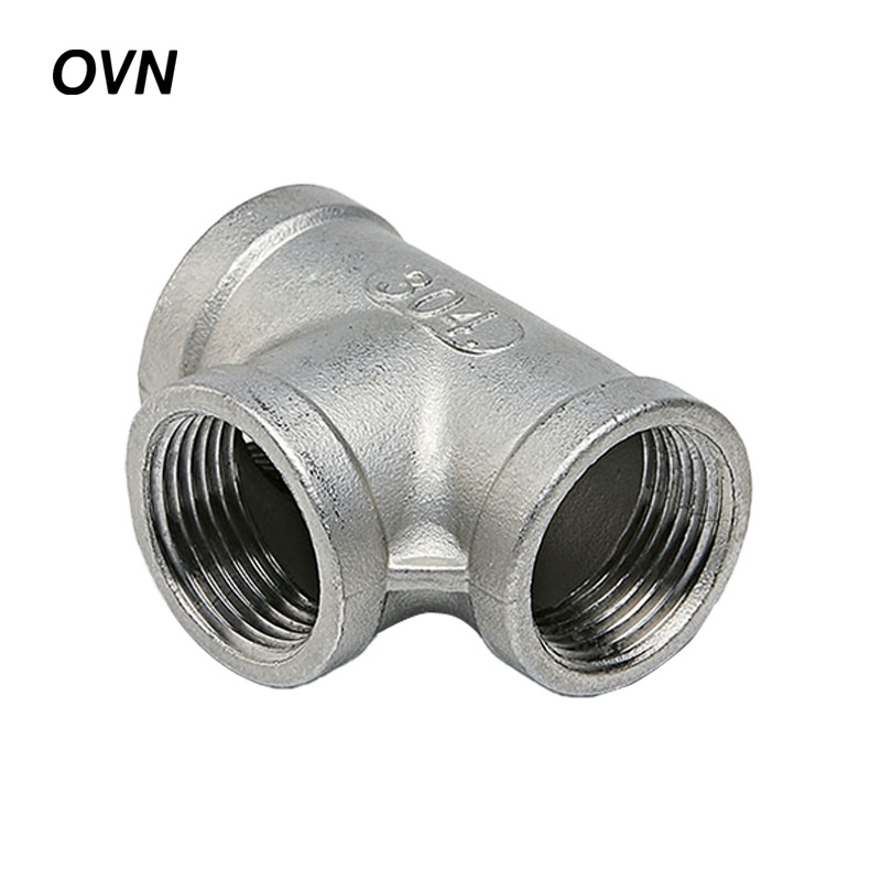 OVN 304不锈钢三通 DN15 个高清大图