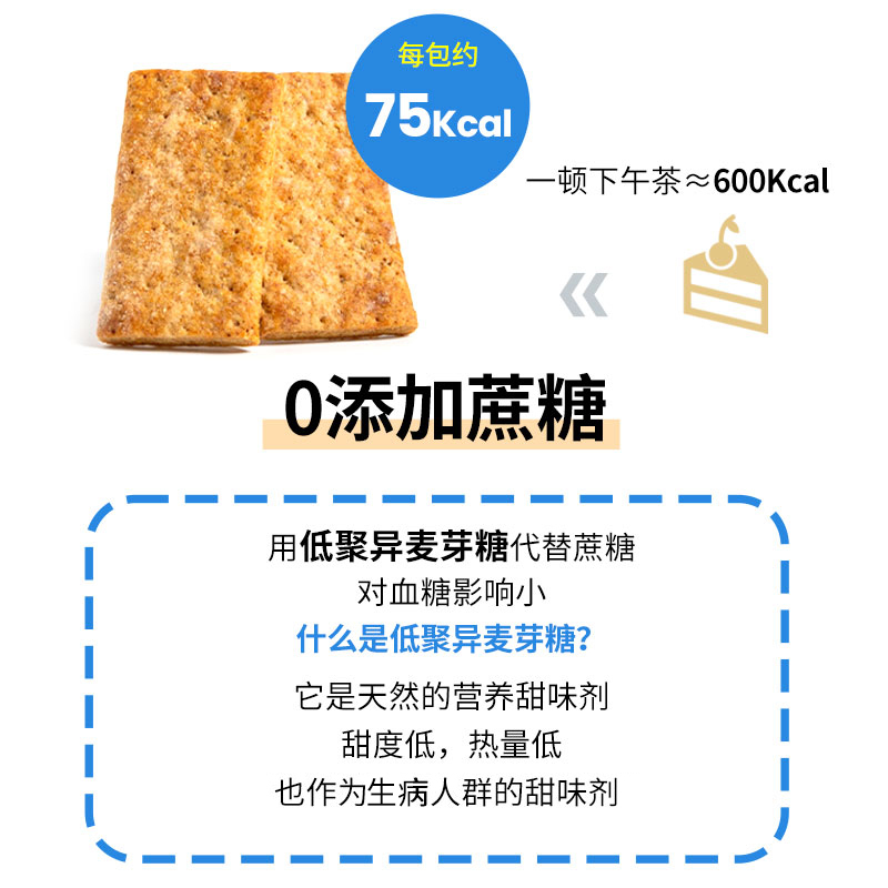 洲际 纤麦乐代餐饼干480g*1盒酥脆可口休闲饼干丰富膳食纤维办公室休闲零食分享装