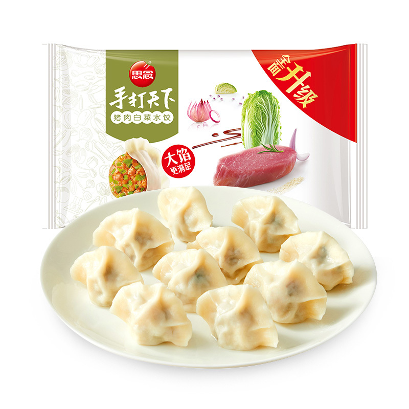 思念手打天下猪肉白菜水饺400G