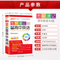 2021新版高中图解速记高中英语人教版高一高二高三高中高考英语单词短语句型范文大全高中英语必修选修知识词汇语法短语知识