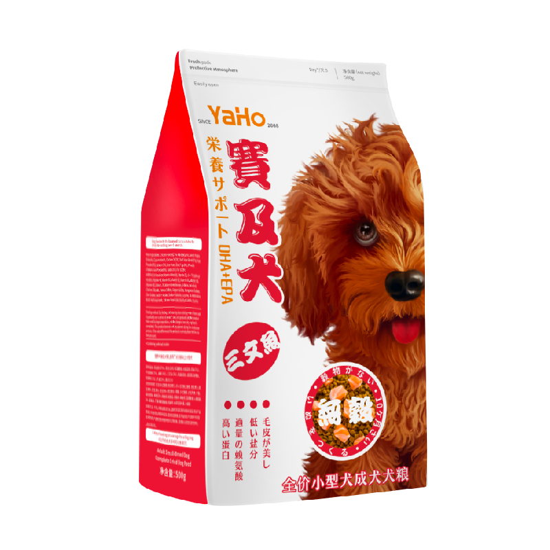 YaHo亚禾 狗粮泰迪金毛拉布拉多比熊小型犬幼犬成犬通用型1斤