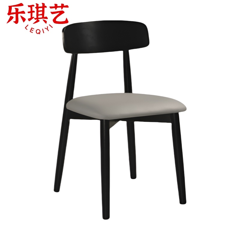 乐琪艺 实木餐椅 43cm 把高清大图