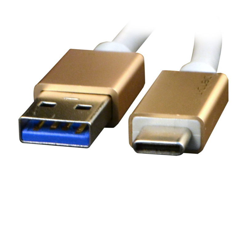 酷比客(L-CUBIC) LCCPUSB3CMAMWH-1M USB转接线USB3.0AM-Type C白1M