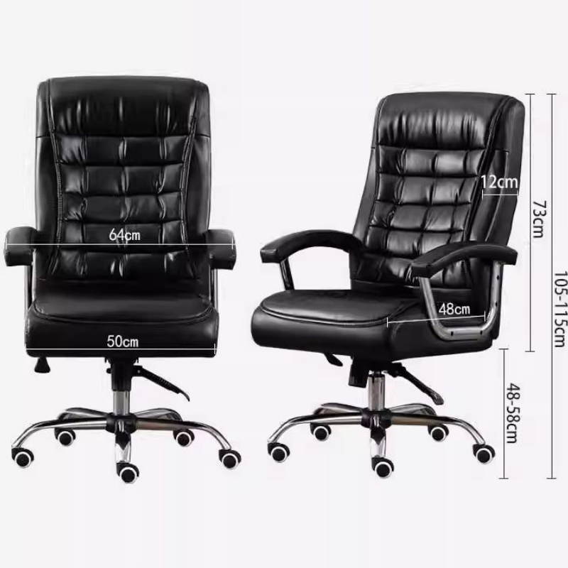 怡卓欧老板椅乳胶坐垫把高清大图