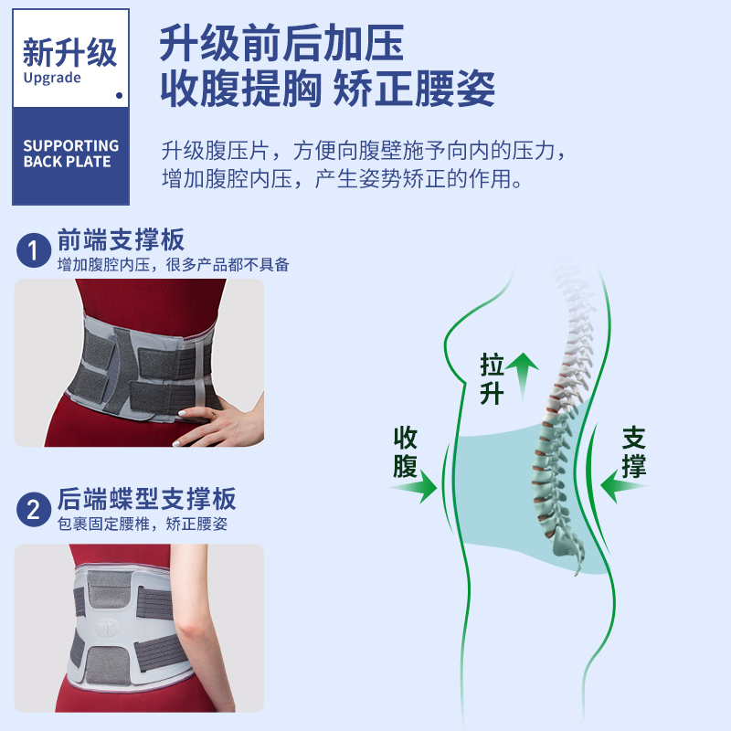 爱护佳医用护腰带腰椎腰间盘突出腰肌劳损保暖自发热腰疼护腰带